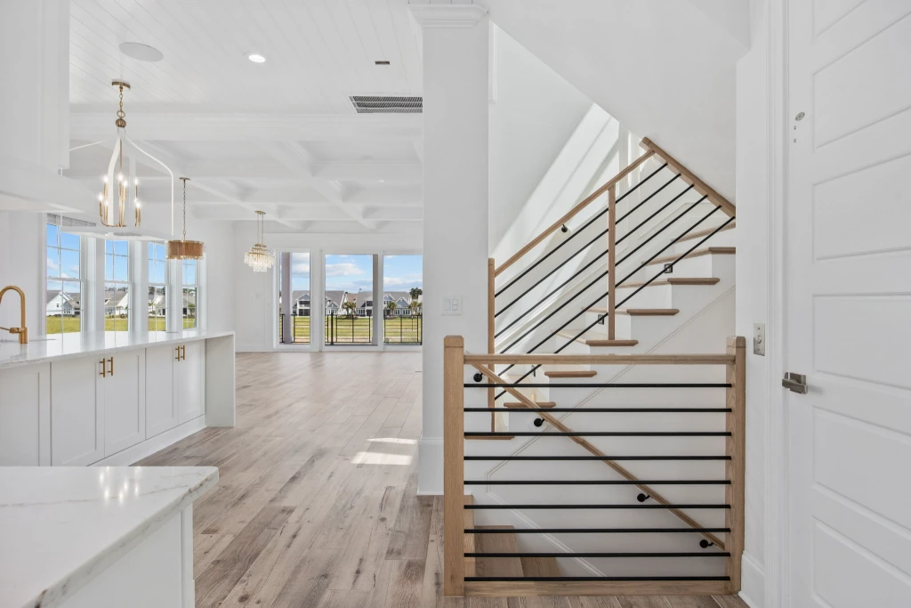 Interior House Showing Finish Painting Walls